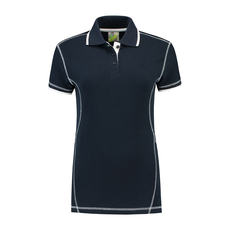 Lemon & Soda Polo Flatlock SS for her