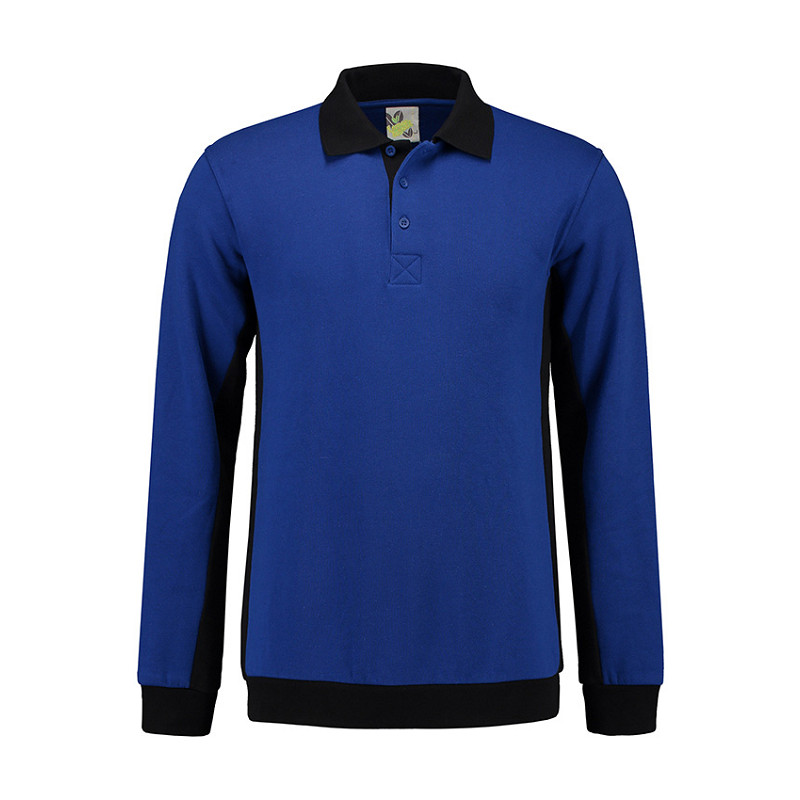 Lemon & Soda Workwear Contrast Polosweater