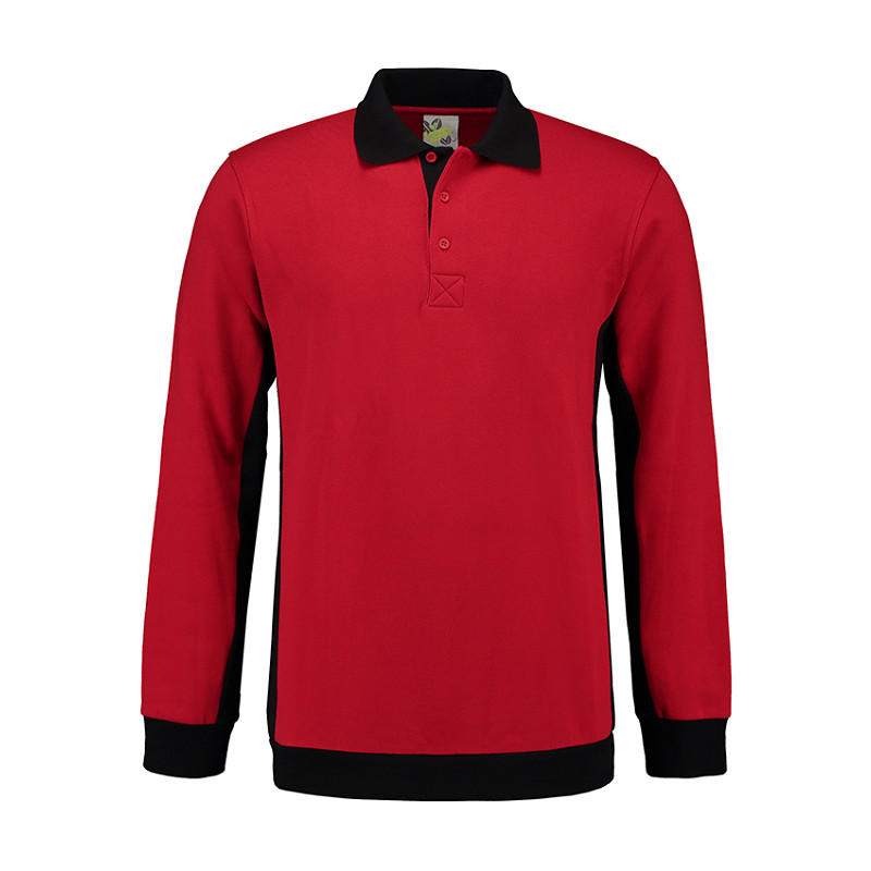 Lemon & Soda Workwear Contrast Polosweater