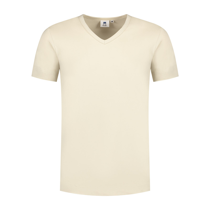 Lemon & Soda Cotton Elastane V-neck T-shirt